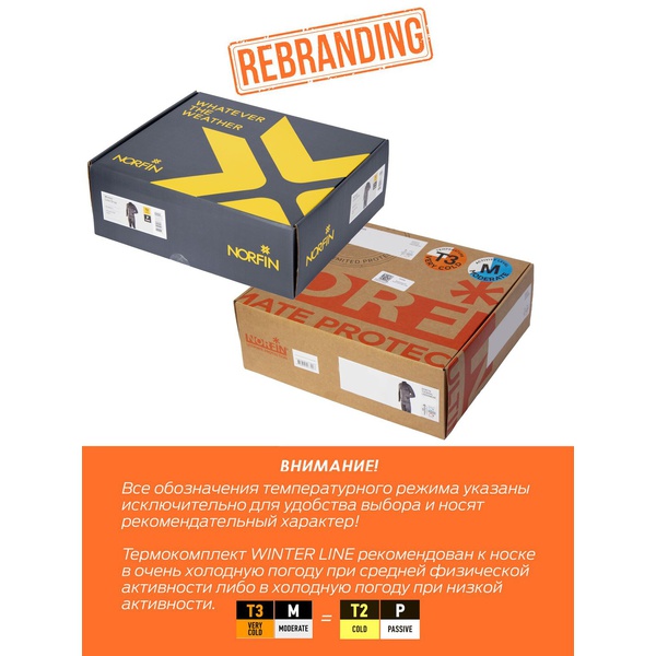 Термобелье Norfin Winter Line серый