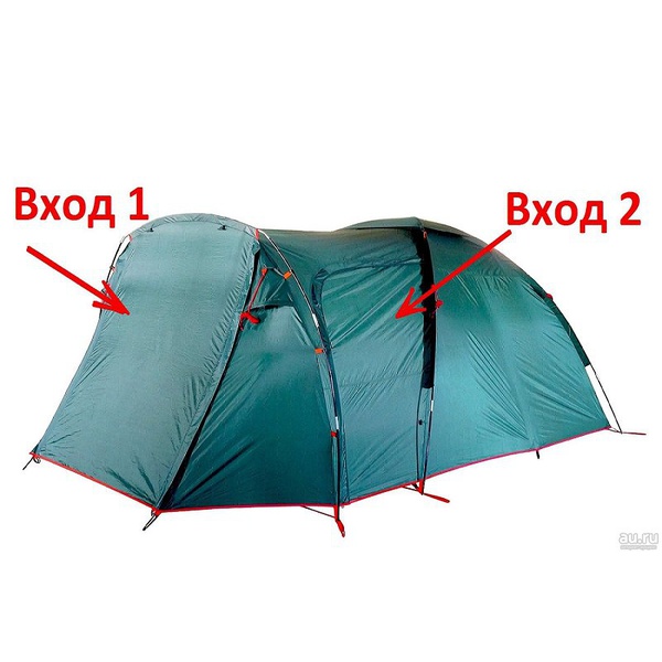 Палатка BTrace Element 3 зелёный