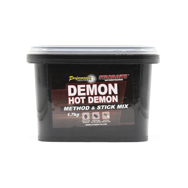 Прикормка Starbaits Performance Concept Hot Demon Method&Stick Mix 1.7кг