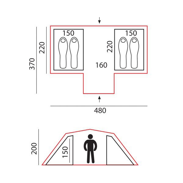Палатка BTrace Prime 4
