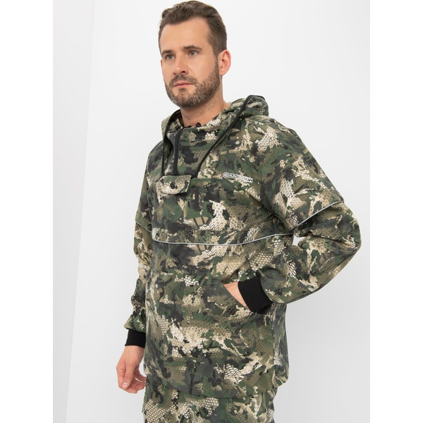 Костюм Huntsman Антигнус-люкс (с ловушками и пыльниками) Питон зелёный, тк. твил пич