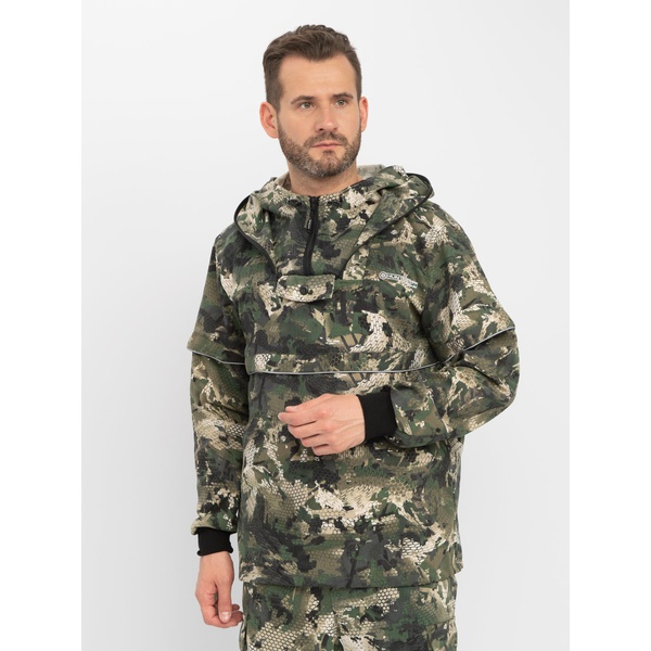 Костюм Huntsman Антигнус-люкс (с ловушками и пыльниками) Питон зелёный, тк. твил пич