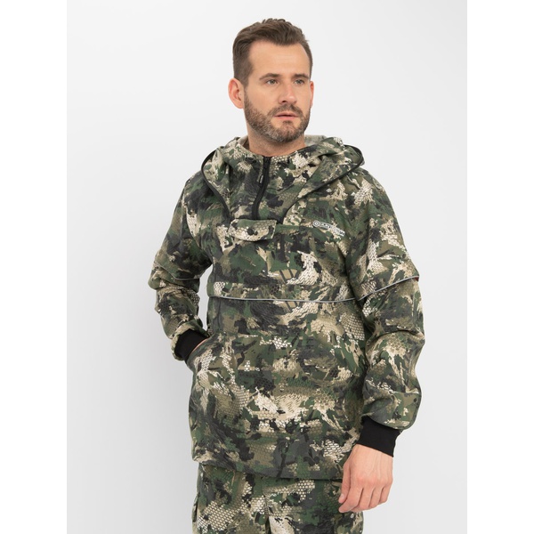 Костюм Huntsman Антигнус-люкс (с ловушками и пыльниками) Питон зелёный, тк. твил пич