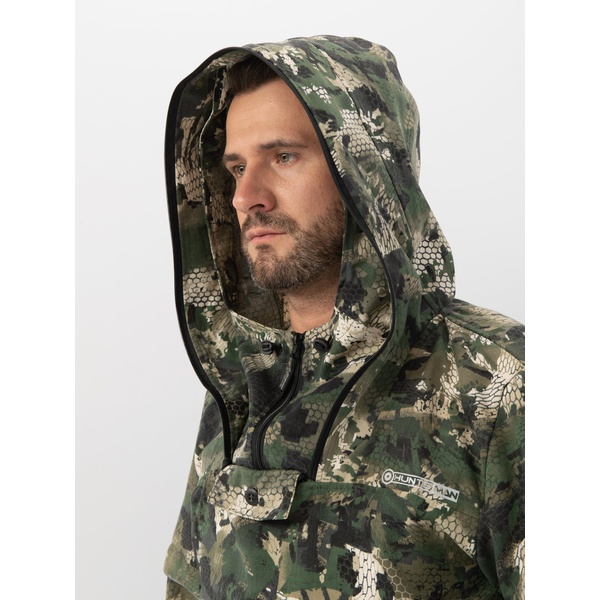 Костюм Huntsman Антигнус-люкс (с ловушками и пыльниками) Питон зелёный, тк. твил пич