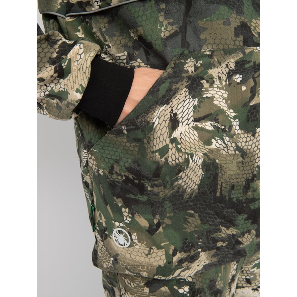 Костюм Huntsman Антигнус-люкс (с ловушками и пыльниками) Питон зелёный, тк. твил пич