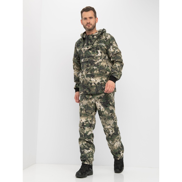 Костюм Huntsman Антигнус-люкс (с ловушками и пыльниками) Питон зелёный, тк. твил пич