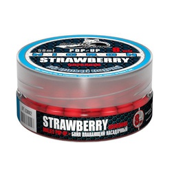 Бойлы насадочные плавающие Sonik Baits Micron Pop-Up (8мм/50мл) Strawberry