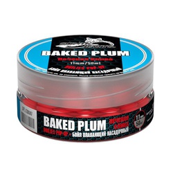 Бойлы насадочные плавающие Sonik Baits Fluo Pop-Up (11мм/50мл) фиолетовый, Baked plum