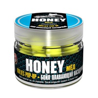 Бойлы насадочные плавающие Sonik Baits Honey Fluo Pop-ups 14 мм (90мл) мед