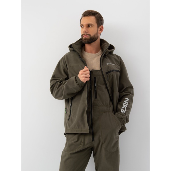 Костюм демисезонный Huntsman Никс Люкс (Alova Windblock) Хаки