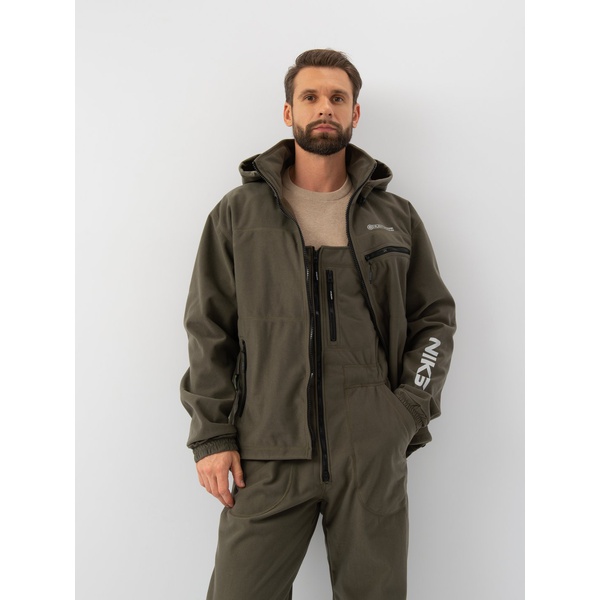 Костюм демисезонный Huntsman Никс Люкс (Alova Windblock) Хаки