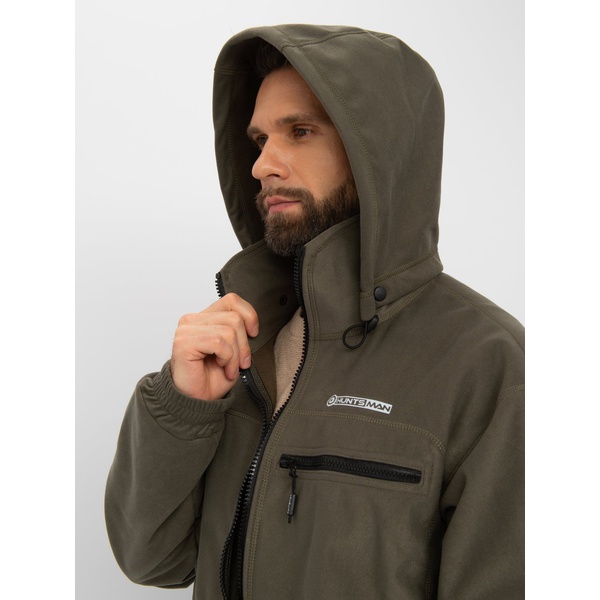Костюм демисезонный Huntsman Никс Люкс (Alova Windblock) Хаки