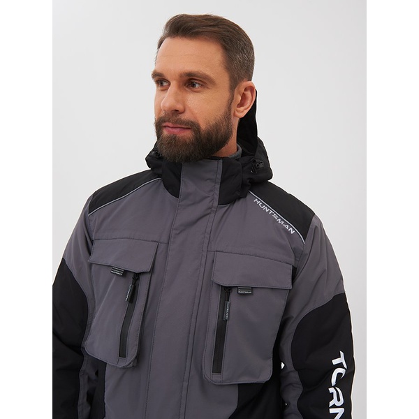 Костюм Huntsman Торнадо -15 серый, тк. Breathable