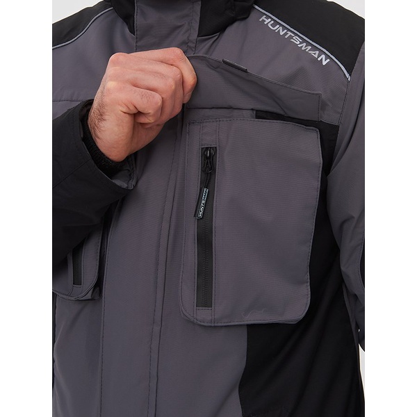Костюм Huntsman Торнадо -15 серый, тк. Breathable