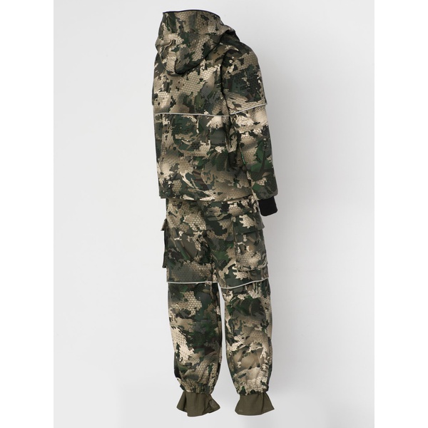 Костюм детский Huntsman Антигнус-люкс (с ловушками и пыльниками) Зелёный питон, тк. Твил-пич