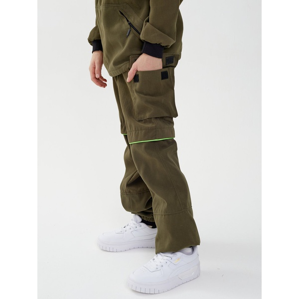 Костюм детский Huntsman Антигнус-люкс (с ловушками и пыльниками) хаки, тк. Твил-пич