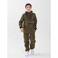Костюм детский Huntsman Антигнус-люкс (с ловушками и пыльниками) хаки, тк. Твил-пич