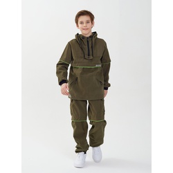 Костюм детский Huntsman Антигнус-люкс (с ловушками и пыльниками) хаки, тк. Твил-пич