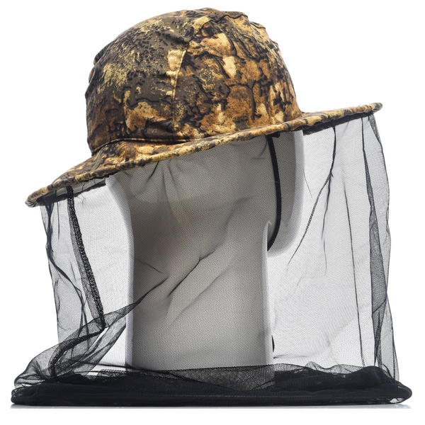 Панама-накомарник Huntsman Антигнус с кольцом (тк. смесовая) Мрамор