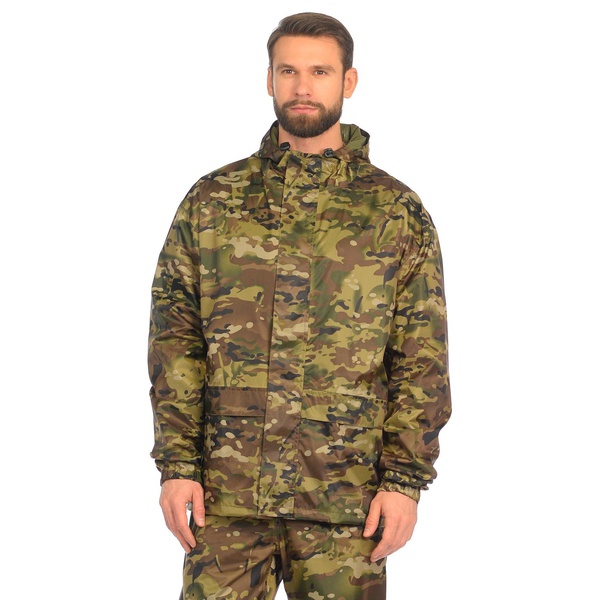 Костюм влаго-ветрозащитный Huntsman Шторм Мультикам, тк. Таффета PVC
