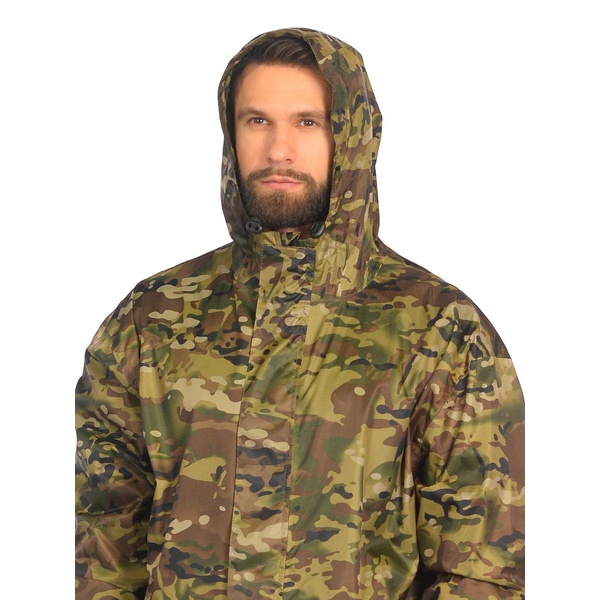 Костюм влаго-ветрозащитный Huntsman Шторм Мультикам, тк. Таффета PVC
