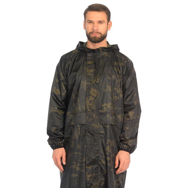 Плащ ВВЗ Huntsman (тк. Таффета PVC 20 000) Чёрный мультикам
