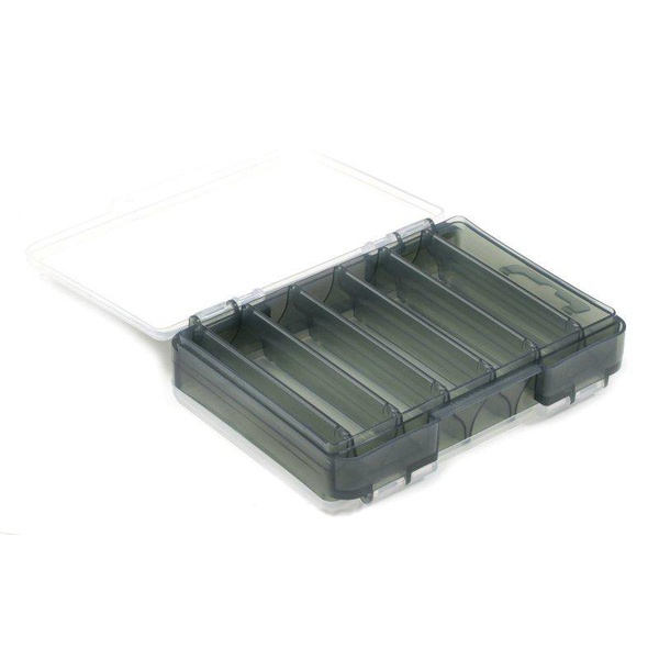 Коробка рыболовная Meiho Reversible (двусторонняя) черный/прозрачный, D-86