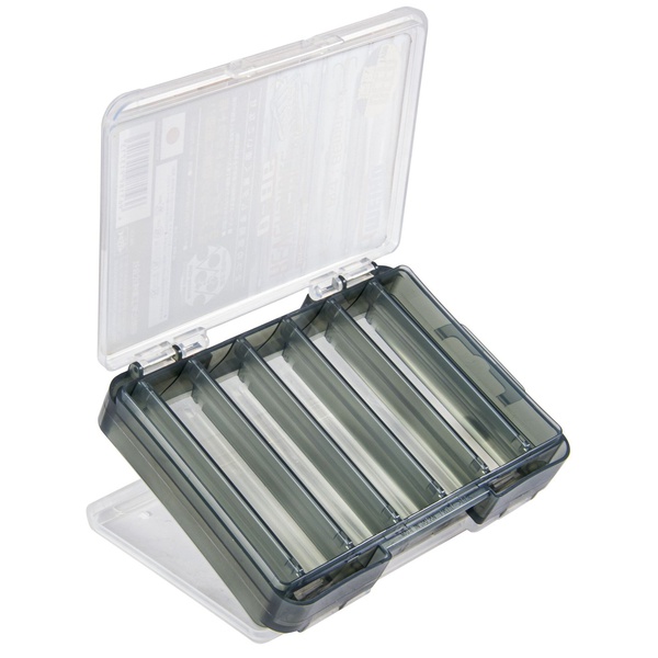 Коробка рыболовная Meiho Reversible (двусторонняя) черный/прозрачный, D-86