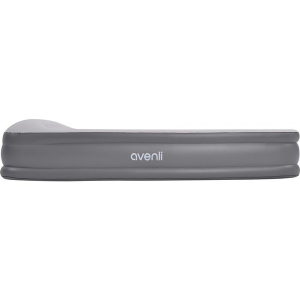 Кровать надувная Jilong High Raised Twin светло-серый, высота 37 см