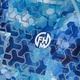 Футболка FHM Mark Hoodie V2 принт голубой/мятный. Фото 6