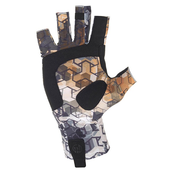 Перчатки FHM Mark принт серо-оранжевый