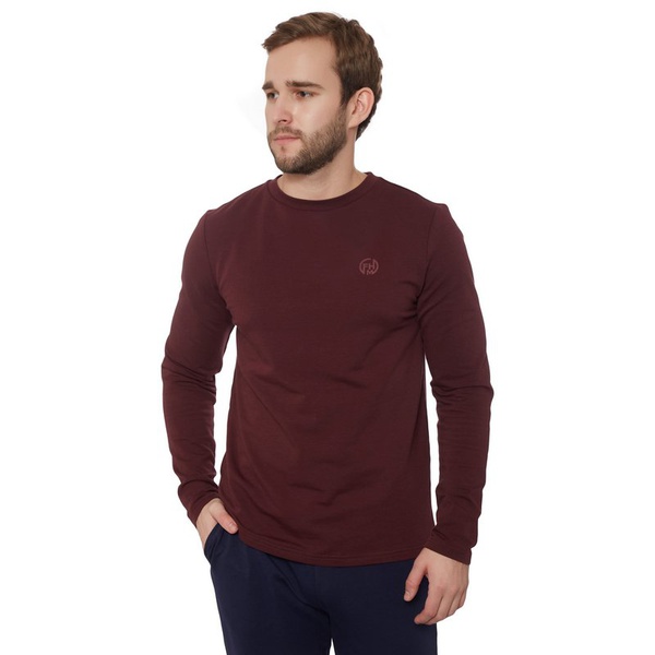 Лонгслив FHM Wave Terry V2 бордовый