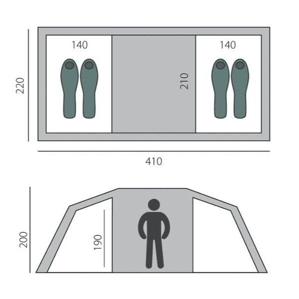 Палатка BTrace Tube 4