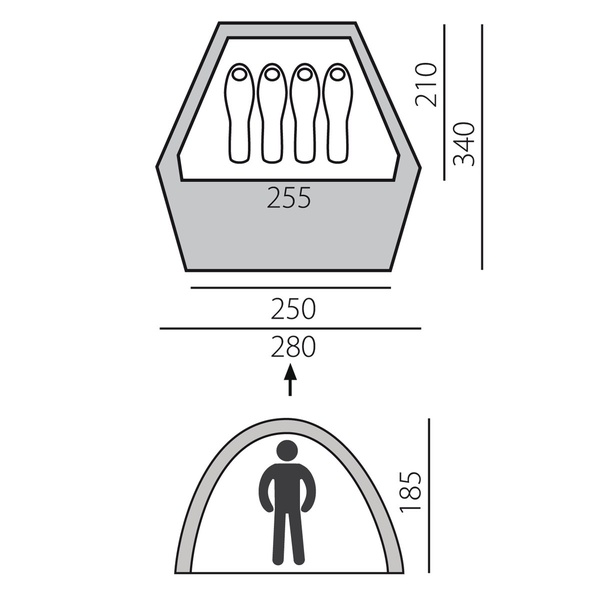 Палатка-автомат BTrace Home 4
