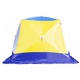 Палатка зимняя СТЭК Куб-4 Т желтый/синий/белый. Фото 3