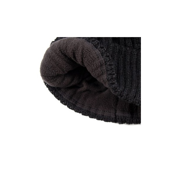 Шапка Следопыт Irbis с флисовым подкладом (акрил/шерсть) черный