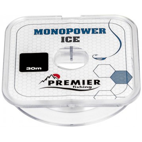 Леска Premier Monopower Ice Clear Nylon (30 м) 0,12 мм