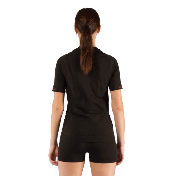 Термофутболка женская Lasting Alba черный