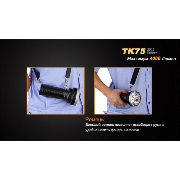 Фонарь тактический Fenix TK75 (2015) Cree XM-L2 (U2)