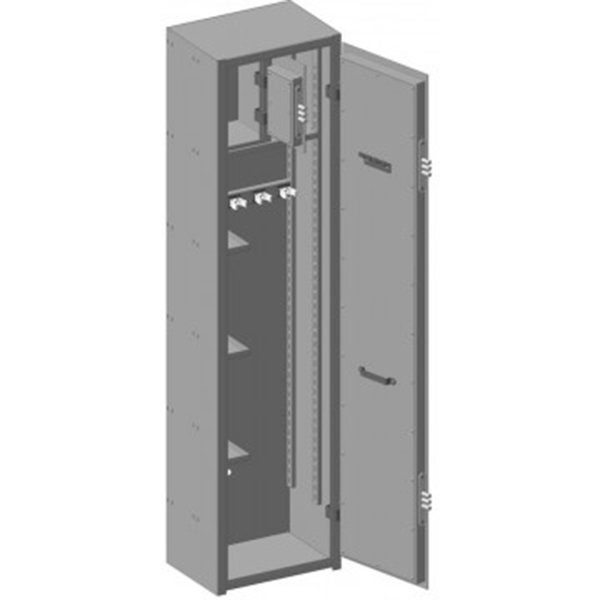 Шкаф оружейный Тонар Гарант Ш-021 трансформируемый (1400х350х250)