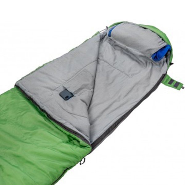 Спальный мешок Helios Toro Wide 400L салатовый