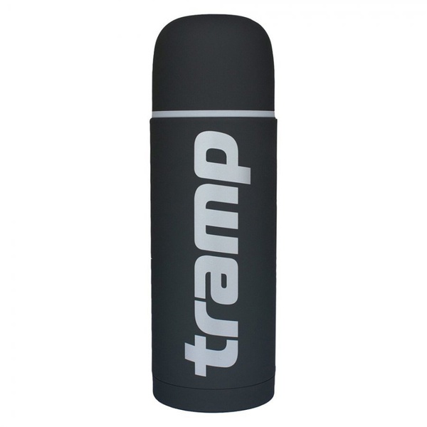 Термос Tramp Soft Touch серый, 1 л