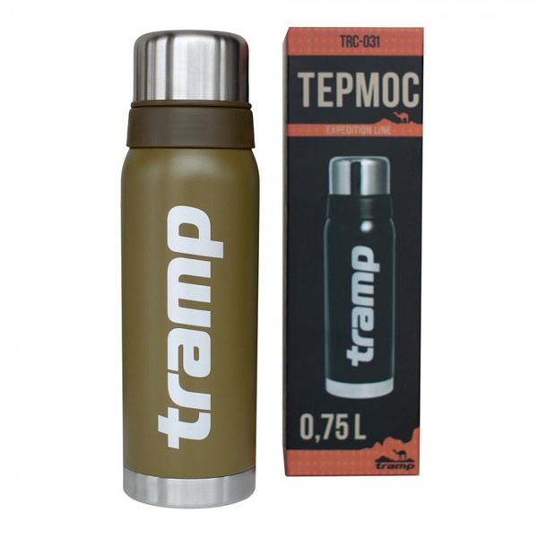 Термос Tramp Expedition line оливковый, 0.75 л