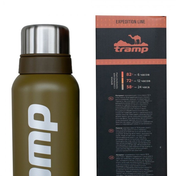 Термос Tramp Expedition line оливковый, 0.75 л