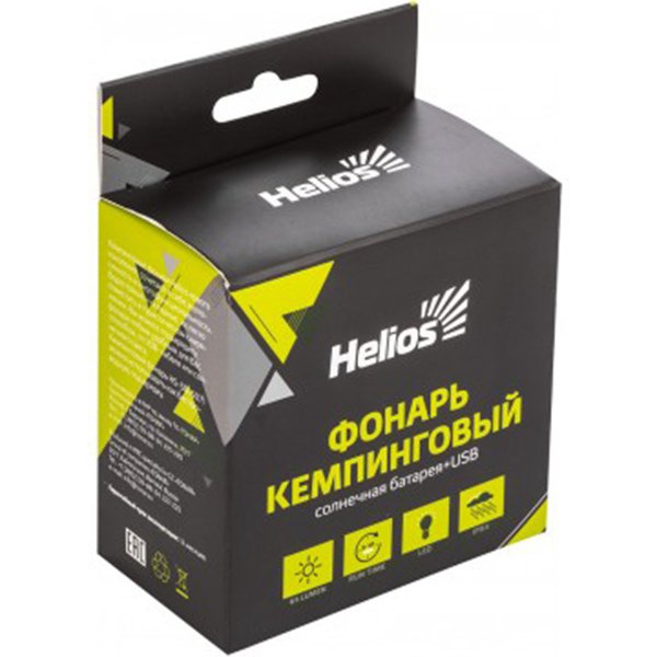 Фонарь кемпинговый Helios HS-SB-6071 (солнечная батарея+USB)