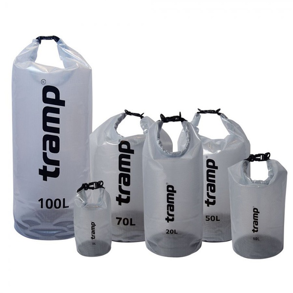Гермомешок прозрачный Tramp (Terpauling PVC) 70 л