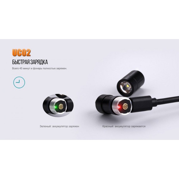 Фонарь Fenix UC02 Cree XP-G2 S2 Пурпурный