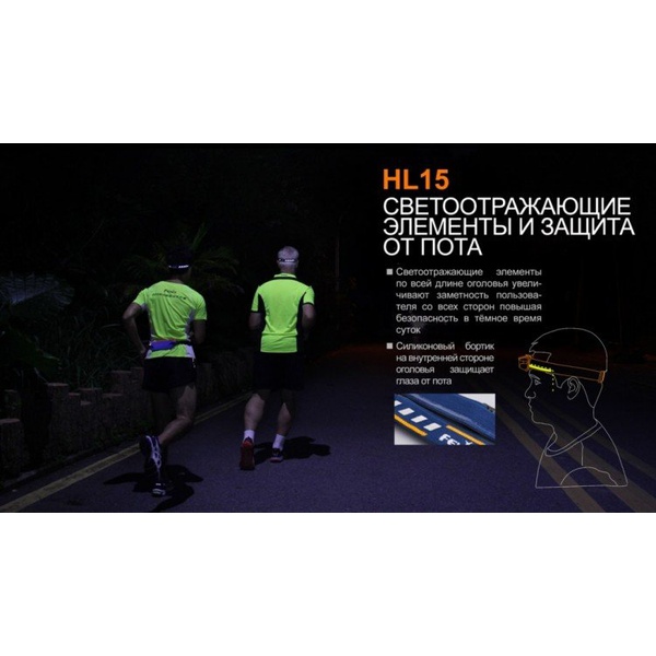 Фонарь Fenix HL15 Cree XP-G2 R5 Neutral White Фиолетовый