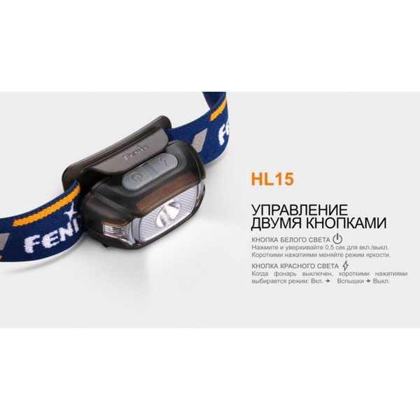 Фонарь Fenix HL15 Cree XP-G2 R5 Neutral White Фиолетовый