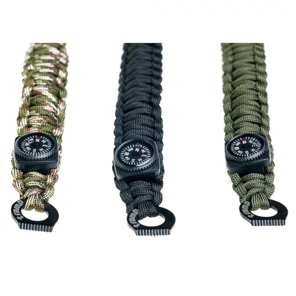 Браслет выживальщика Tramp (компас, огниво, паракорд) камуфляж